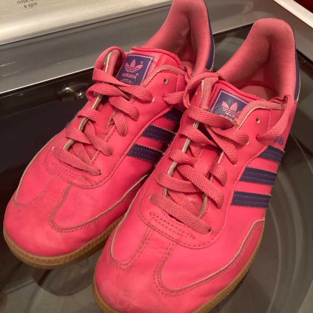 Pink Adidas shoes